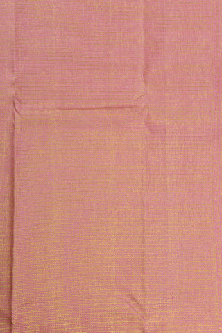 Animal Butties Baby Pink Kanchipuram Silk Saree