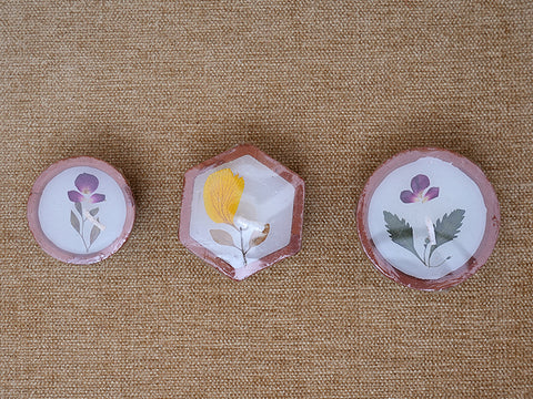 Set Of 3 Sandal And Lemon Grass Fragrance Candles
