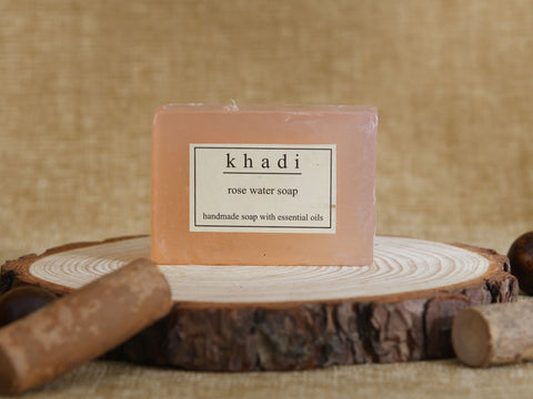 Pack Of 4 Handmade Soaps - Rose Water, Honey, Aloevera And Apricot