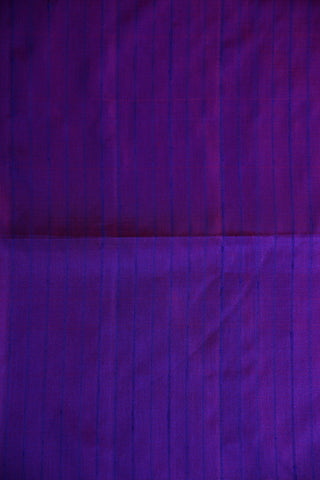 Violet Plain Silk Saree