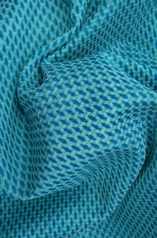 Allover Buttis Design Powder Blue Kota Cotton Saree
