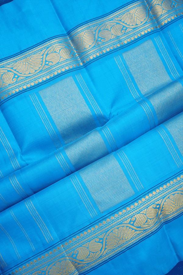 Allover Checks Design Light Pink Kanchipuram Silk Saree