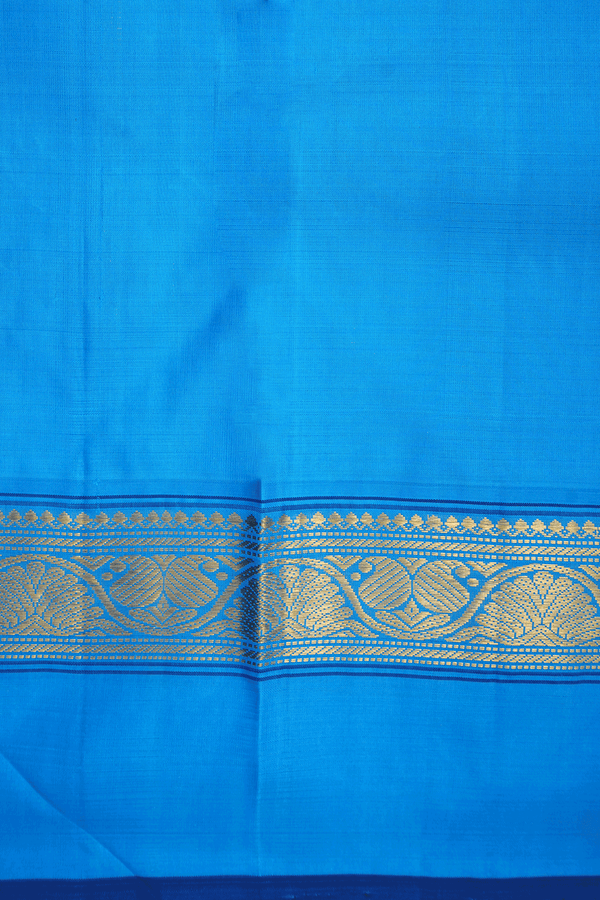 Allover Checks Design Light Pink Kanchipuram Silk Saree