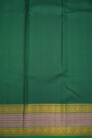 Threadwork Checks Emerald Green Manvasanai Collection