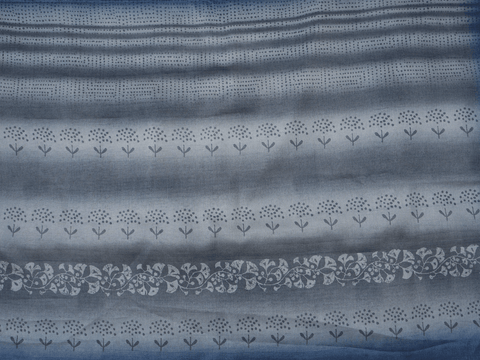 Allover Design Beige Silk Cotton Unstitched Salwar Material