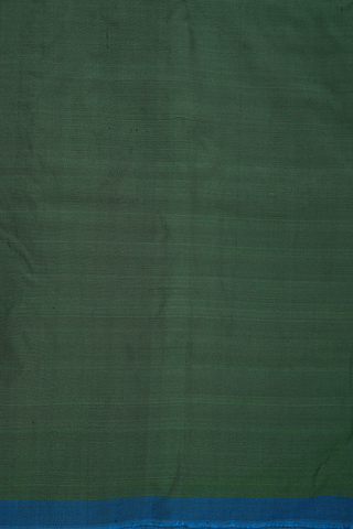 Allover Design Green And Black Pochampally Silk Saree