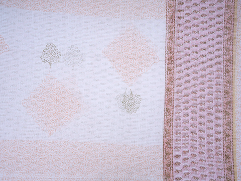 Allover Design Pastel Pink Jaipur Cotton Salwar Material