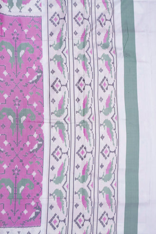 Allover Design Pink Patola Silk Saree