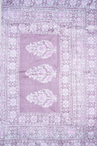 Allover Design Pink Raw Silk Saree