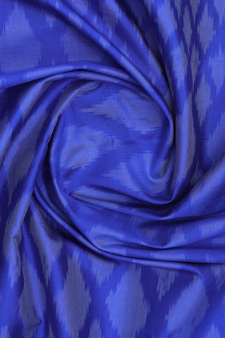 Allover Design Royal Blue Pochampally Silk Dupatta