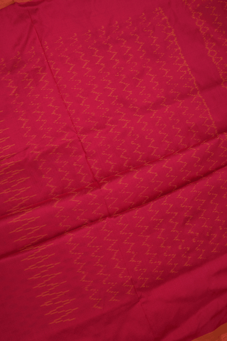Allover Design Scarlet Red Pochampally Silk Saree