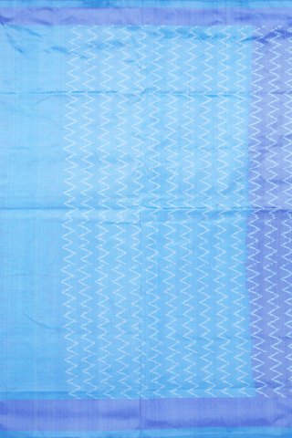 Allover Design Shades Of Blue Pochampally Silk Saree