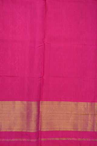 Allover Diamond Design Rani Pink Patola Silk Saree