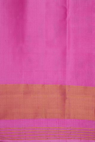 Allover Diamond Design Rose Pink Patola Silk Saree