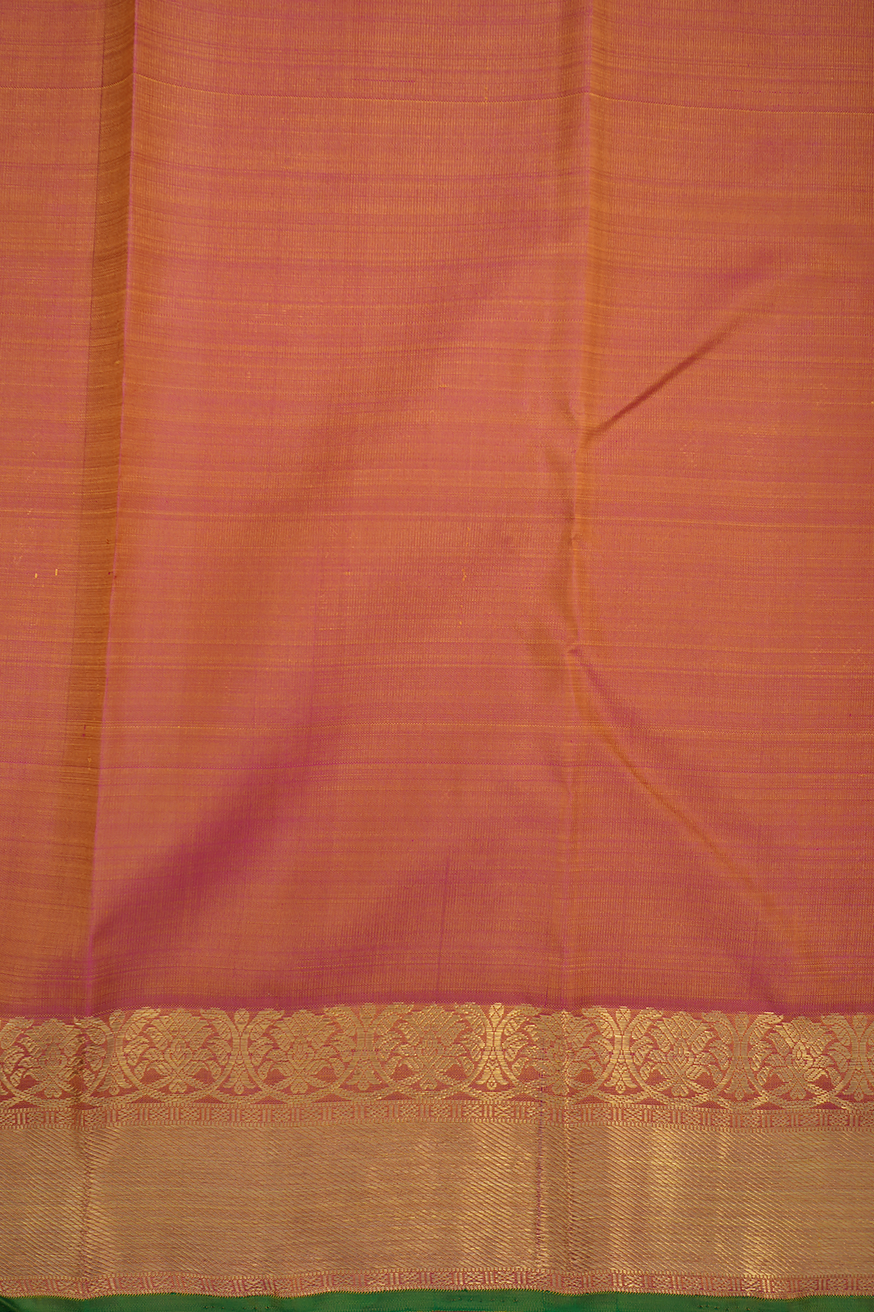 Threadwork And Paisley Motif Honey Yellow Kanchipuram Silk Saree