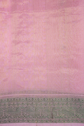 Allover Rudraksh Design Pink Silk Cotton Saree