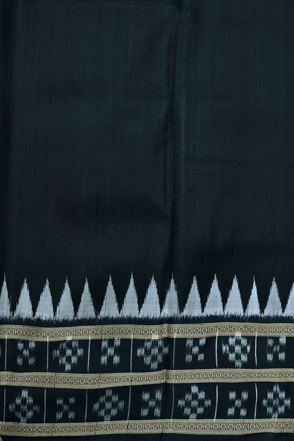 Allover Threadwork Buttis Cocoa Brown Odisha Silk Saree
