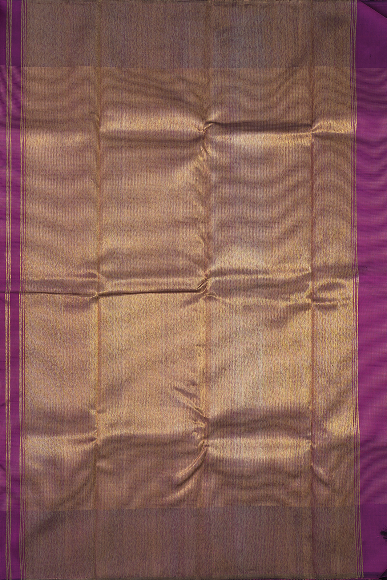 Zari Checked Berry Purple Kanchipuram Silk Saree