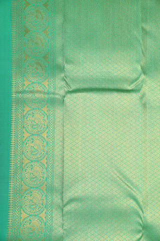 Twill Weave Border With Thread Work Mandala Magenta Purple Kanchipuram Silk Saree