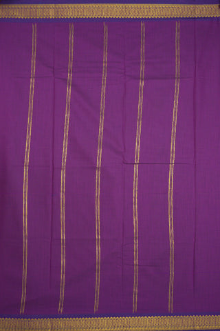 Arai Maadam Zari Border Purple Apoorva Semi Silk Saree