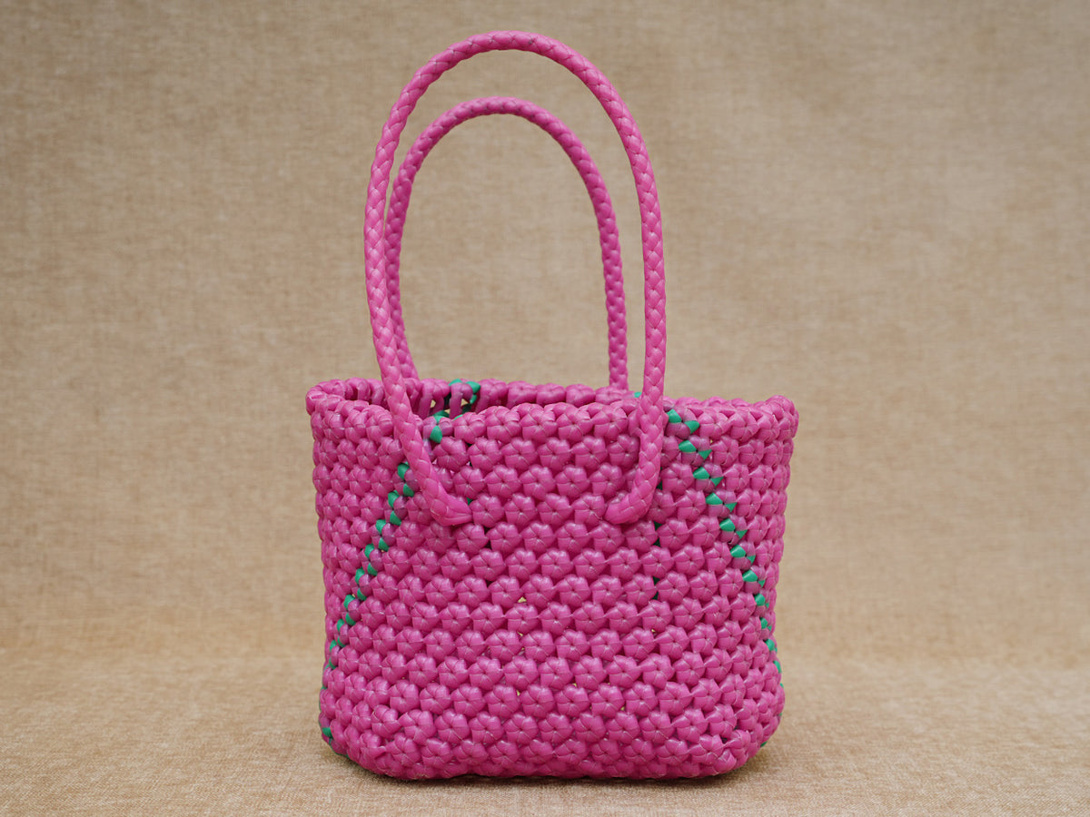 Hand Made Rose Pink Wire Bag