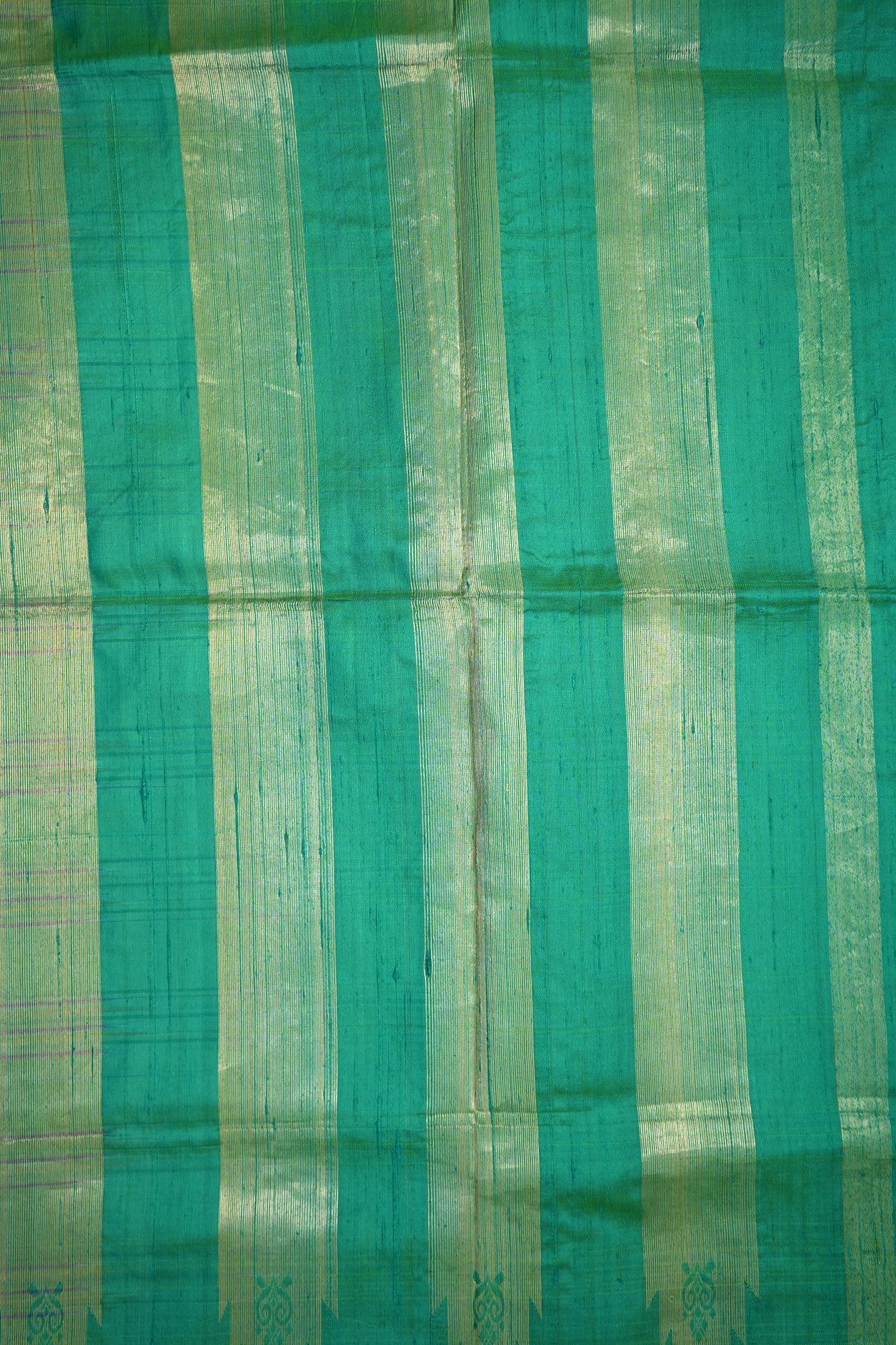Bavanchi Border Royal Blue Kanchi Kora Silk Cotton Saree