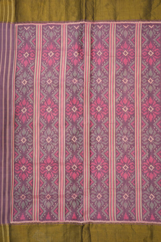 Bavanchi Border Baby Pink Patola Silk Saree