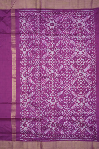 Bavanchi Border Multicolor Patola Silk Saree