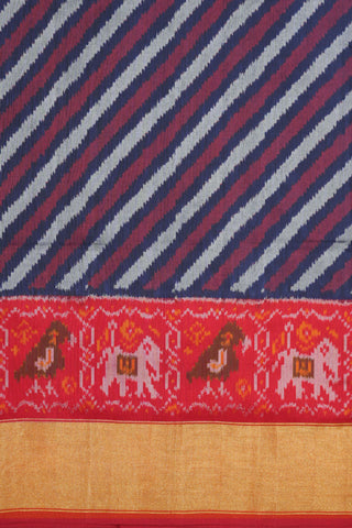 Bavanchi Border Multicolor Pochampally Silk Saree