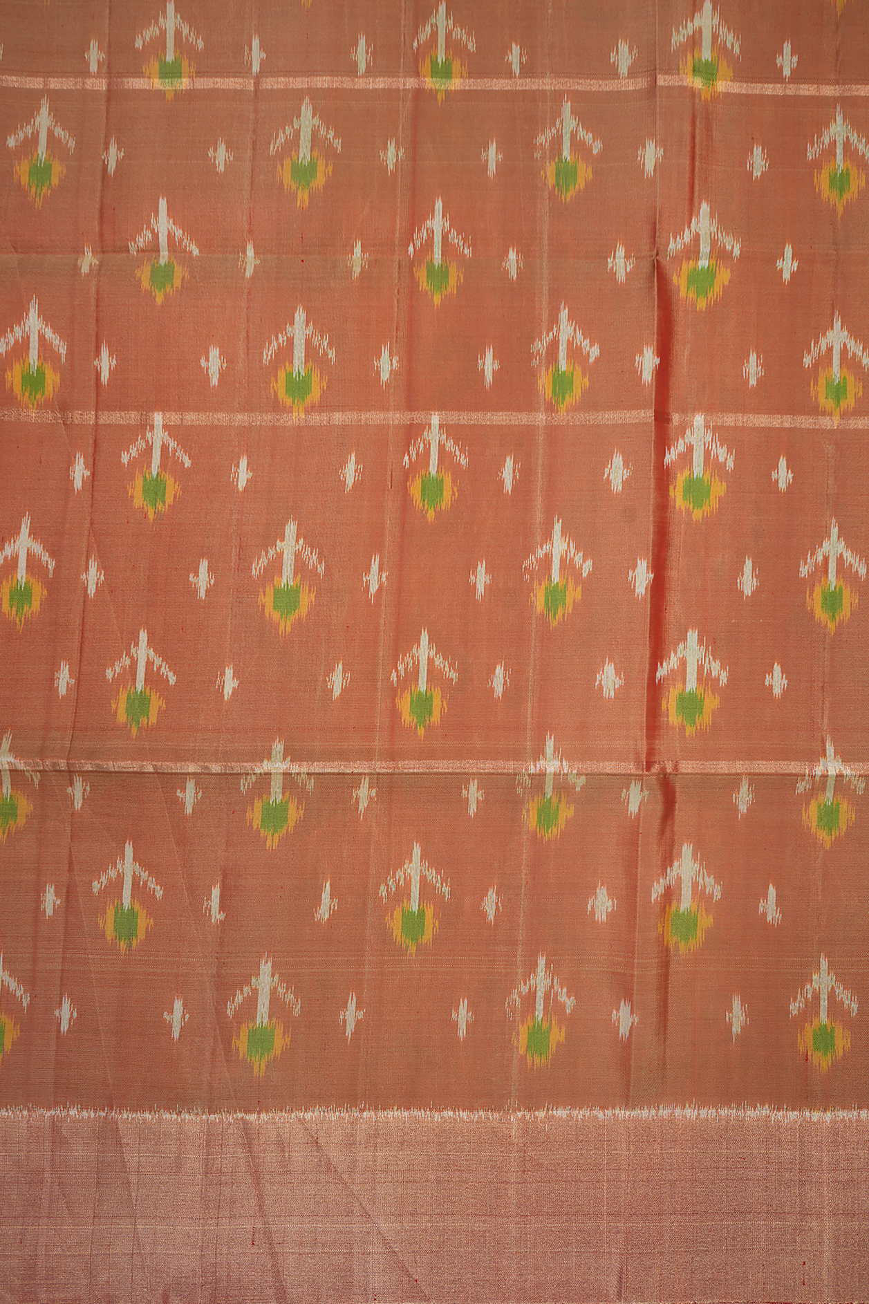 Bavanchi Border Multicolor Soft Silk Saree