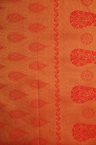 Big Border Gold Tissue Red Kanchipuram Silk Saree