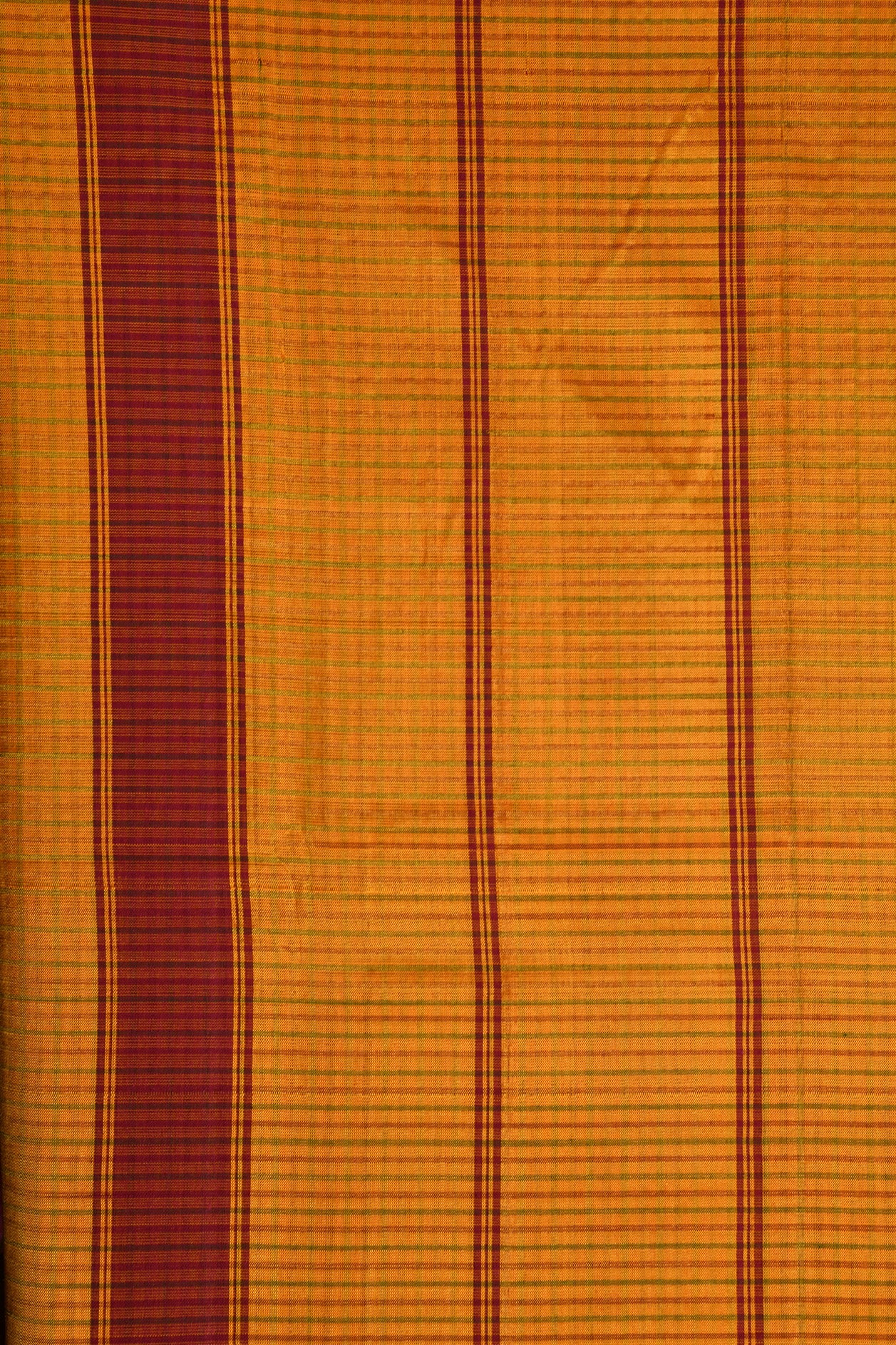 Checked Multicolor Koorainadu Silk Cotton Saree