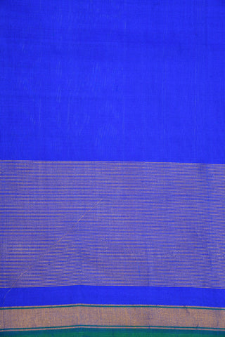 Big Border Ikat Design Navy Blue Patola Silk Saree