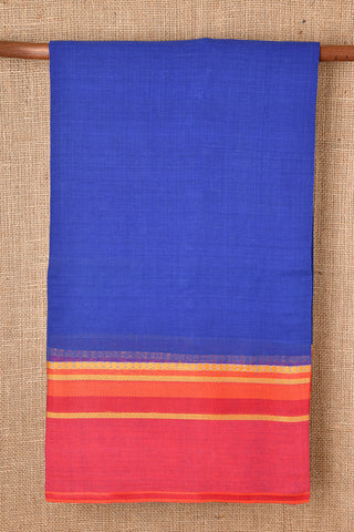 Navy Blue Bengal Cotton Saree
