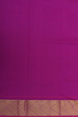 Bindi Buttis With Zari Border Magenta Purple Silk Cotton Saree