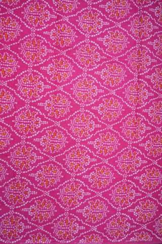 Birds Embroidery Buttas Rose Pink Ahmedabad Cotton Saree
