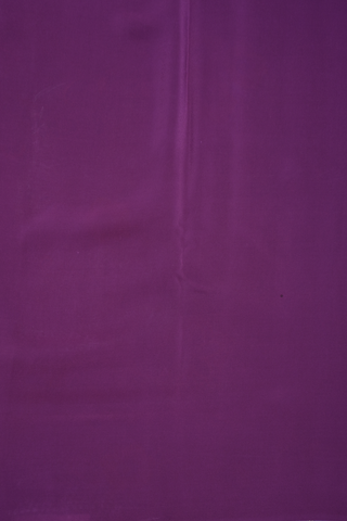 Botanical Digital Printed Purple Crepe Saree