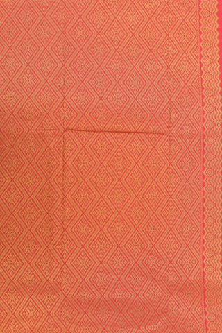 Box Buttas Bright Coral Pink Apoorva Art Silk  Saree