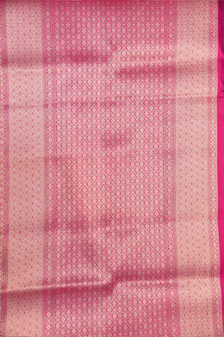 Brocade Pink Banaras Silk Saree