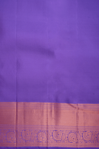 Brocade Zari Design Soft Purple Kanchipuram Silk Saree