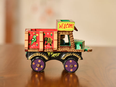 Channa Patna Wooden Children Playing Lorry Toy