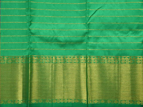 Checked Design Magenta Kanchipuram Silk Pavadai Sattai Material
