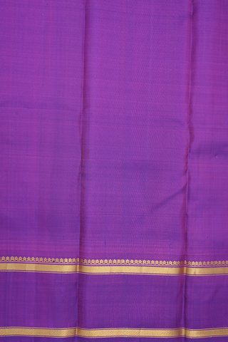 Checks Design Magenta Kanchipuram Silk Saree