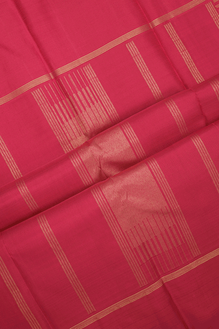 Checks Design Red And Yellow Kanchipuram Silk Saree
