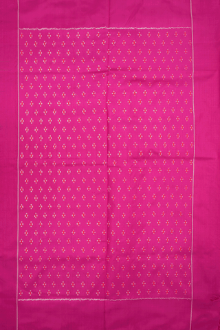 Checks Design Shades Of Blue Pochampally Silk Saree