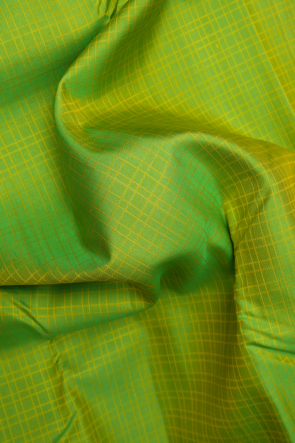 Checks Threadwork Design Pear Green Mathappu Collection