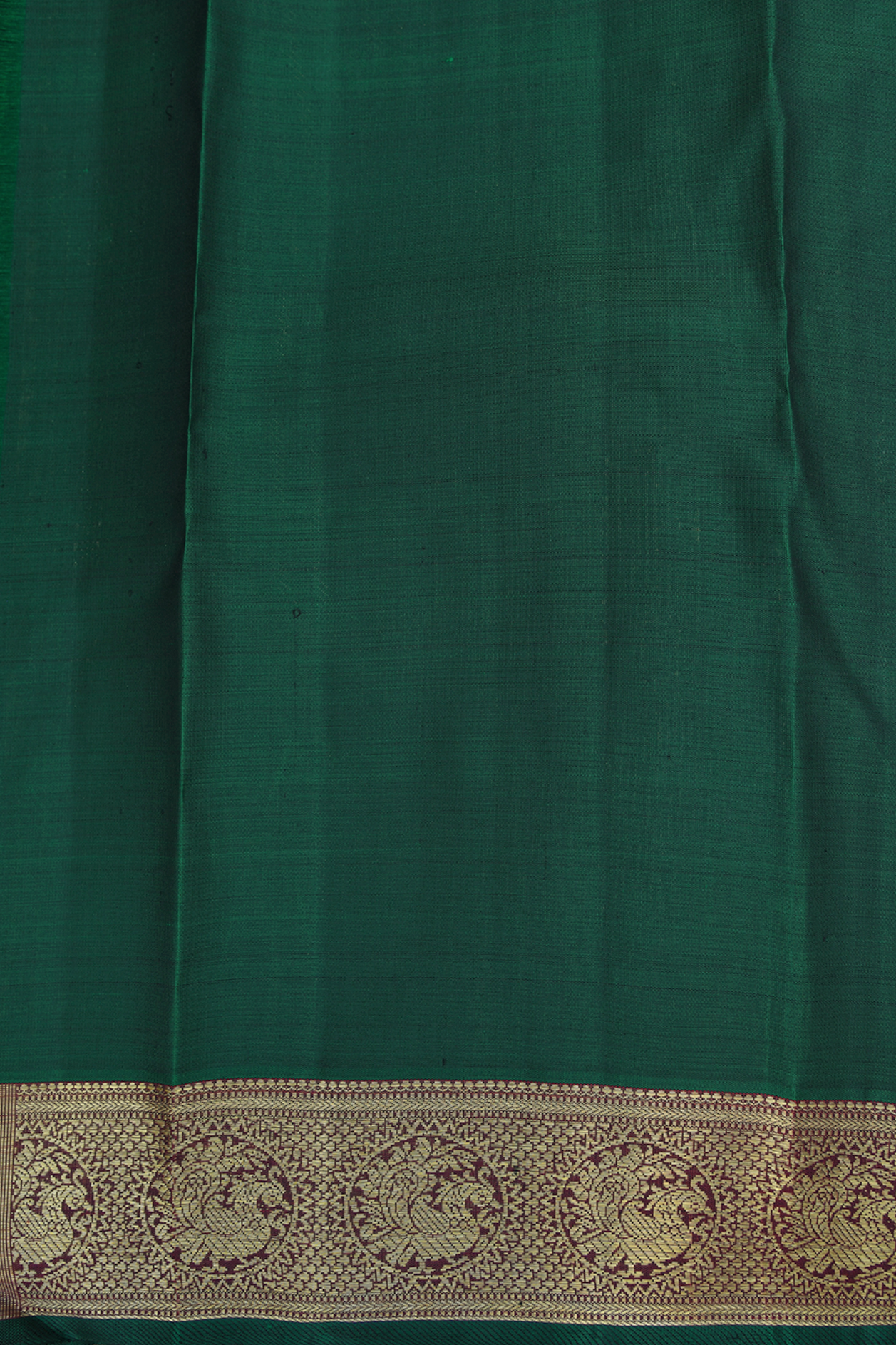 Checks With Buttis Dual Tone Kanchipuram Silk Saree