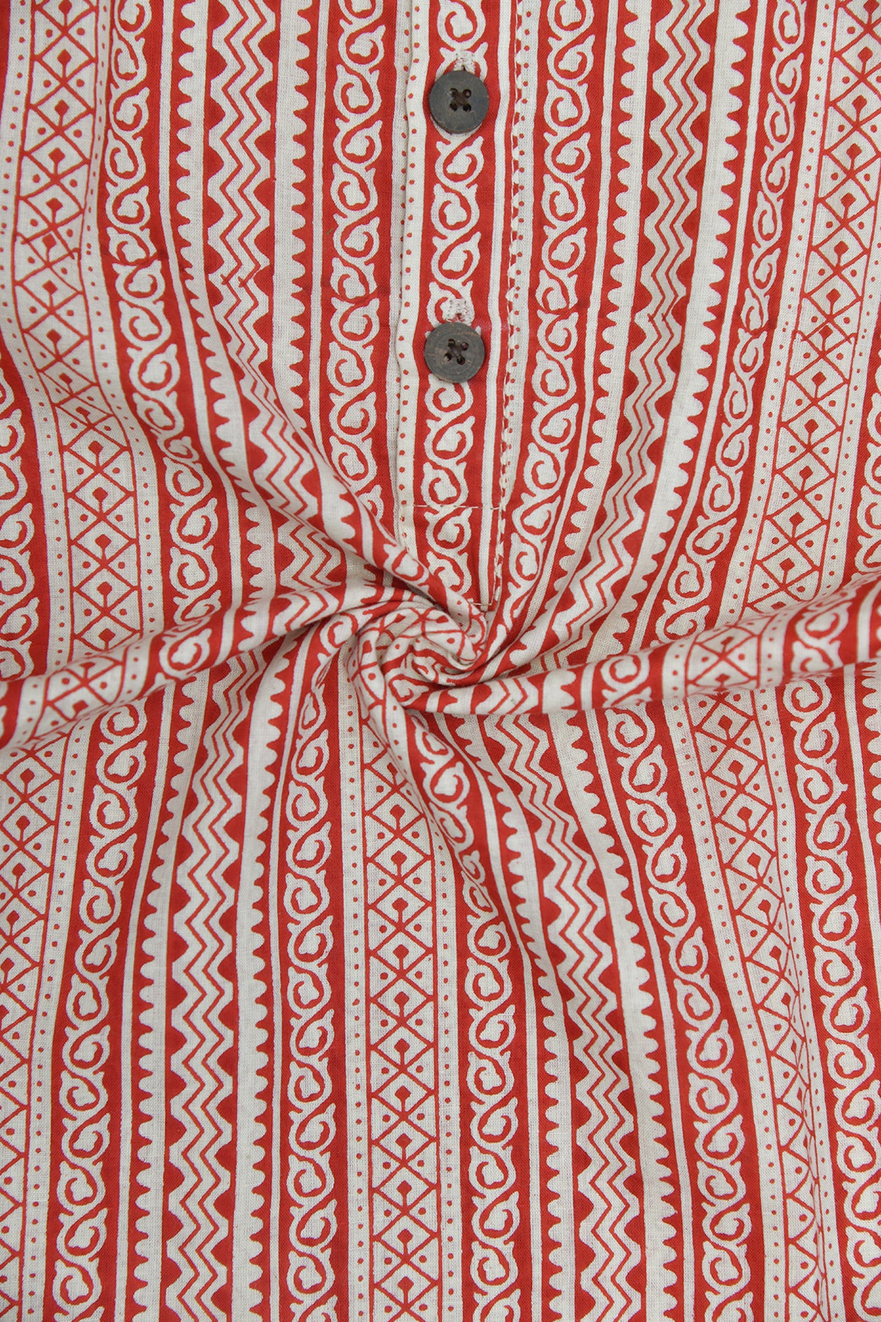 Chinese Collar Beige Jaipur Cotton Kurta