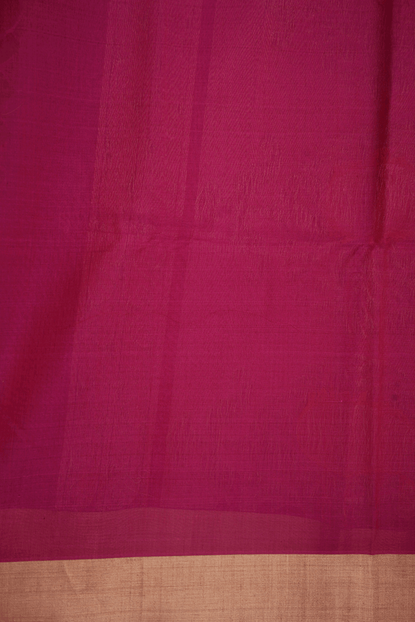 Circle Zari Motifs Pear Green Kora Silk Cotton Saree