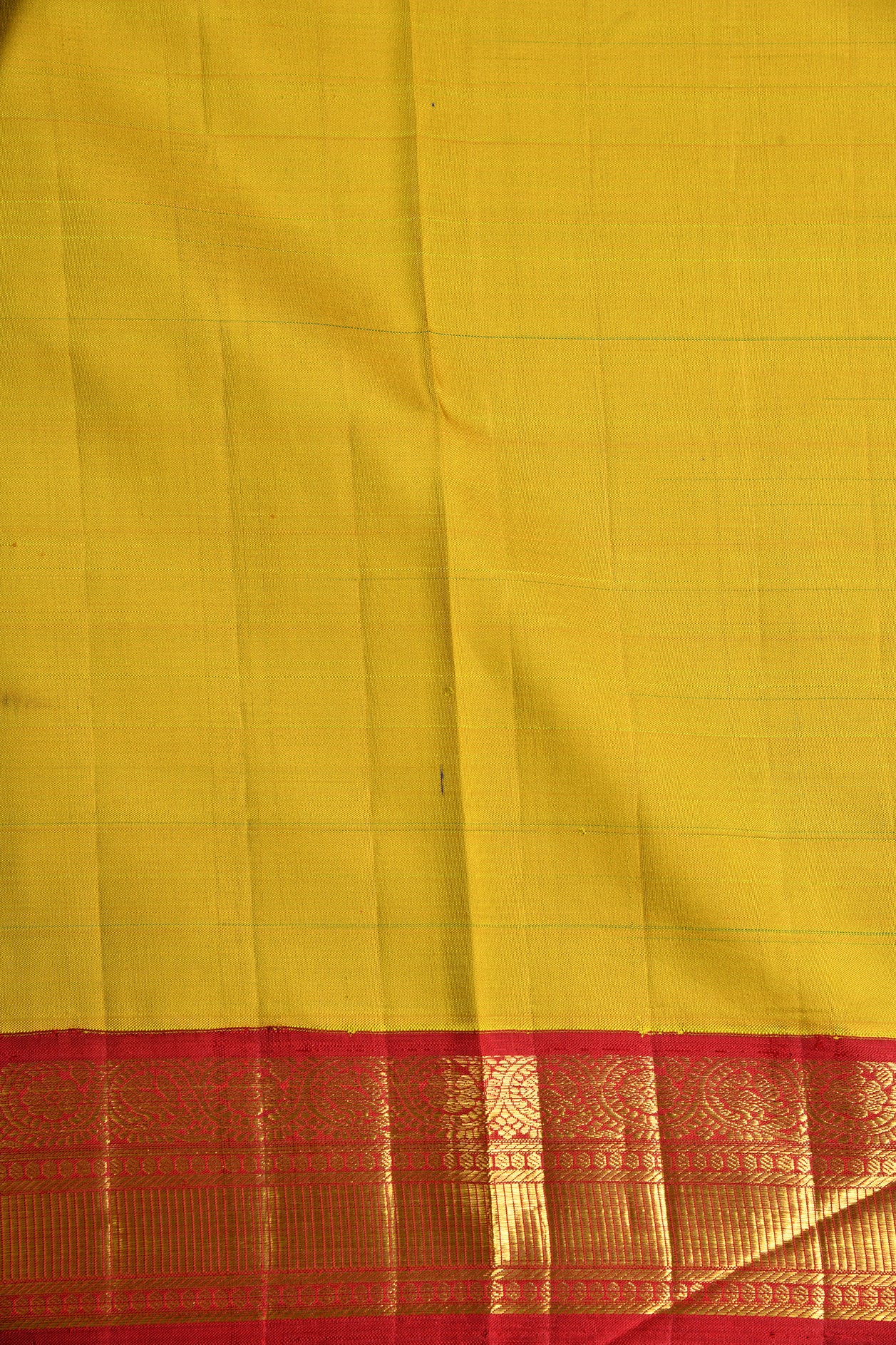 Contrast Border Korvai Royal Blue Kanchipuram Silk Saree